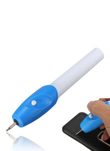 CABINA HOME Cordless Electric Engraving Carving Pen Blue/White