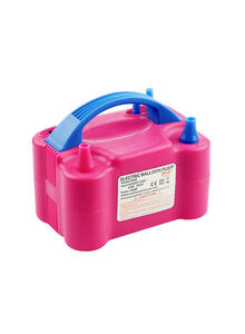 Generic Electric Inflator Balloon Air Pump Pink/Blue Durable Made Up With Good Quality
