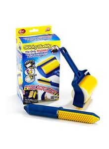 Sticky Buddy 2-Piece Lint Roller Blue/Yellow 20x11centimeter