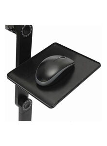 Generic Adjustable Laptop Desk Stand With Cooling Fan Holes Black