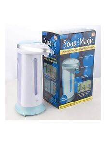 Generic Magic Hands Soap Dispenser White/Blue
