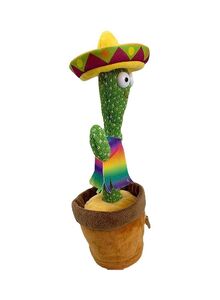 XiuWoo Electric Dancing Plant Cactus Plush Stuffed Toy with Music