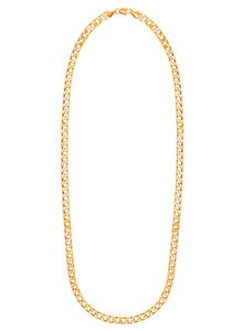 Shining Jewel Italian Imported Fine Gold Plated Link Chain 24-Inch SJ-218602