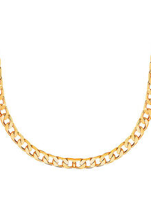 Shining Jewel Italian Imported Fine Gold Plated Link Chain 24-Inch SJ-218602