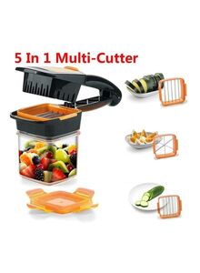 Generic Multifunctional Vegetable And Fruit Slicer Multicolour