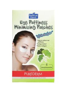 Purederm Eye Puffiness Minimizing Patches Ginkgo 4 Treatments