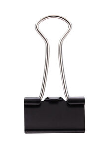 deli Pack Of 10 Binder Clip 12-Piece Black