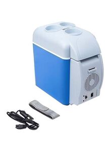 Generic Portable Electronic Refrigerator 7.5L 7.5 L AS936HL0G7MSXNAFAMZ-18809903 Grey/Blue