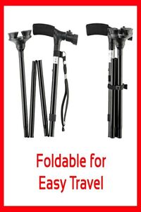 Generic Foldable Magic Cane With LED Light