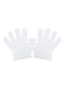 Generic 500-Piece Disposable PE Gloves Clear 8.3x4.3inch