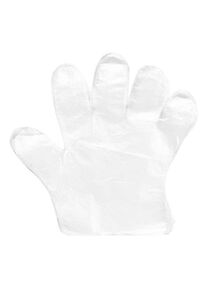 Generic Pair Of 100 Disposable Transparent Food-Grade Gloves Clear