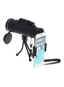 Generic 40x60mm Portable Monocular Telescope With Compass/Mobile Phone Clip/Triangle Support