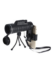 Generic 40x60mm Portable Monocular Telescope With Compass/Mobile Phone Clip/Triangle Support