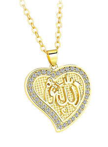 Generic Allah Pendant Necklace With Platinum Chain