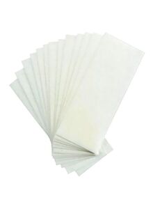 Generic 100-Piece Hair Removal Wax Strips White