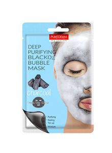 Purederm Deep Purifying Black O2 Bubble Mask Charcoal 20g