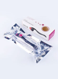 Generic 540 Micro Needle Derma Skin Roller Black/Pink 2millimeter