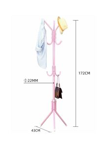 Falpro Multi-Functional Metal Coat Rack Pink 172x43centimeter