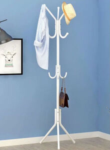 Falpro Multi-Functional Metal Coat Rack White 172x43centimeter