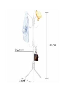 Falpro Multi-Functional Metal Coat Rack White 172x43centimeter