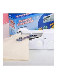 ICS Mini Handy Stitch Practical Household Sewing Machine White 10centimeter