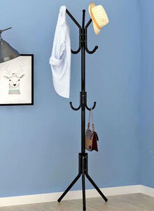 Falpro Multi-Functional Metal Coat Rack Black 172x43centimeter