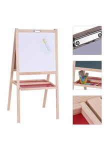 Aibecy Wooden Easel Set Beige/Red/White