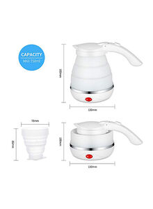 V VONTOX Travel Electric Kettle 750 milliliter 750 ml 300 W ZDSH White