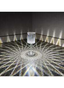 Generic Modern Crystal Table Romantic Night Lamp Clear 30x12x12cm