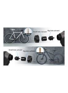 Generic Bike/Sports Balls Portable Mini  Presta And Schrader Valve Bike Inflator Suit 27.00x4.00x9.00cm