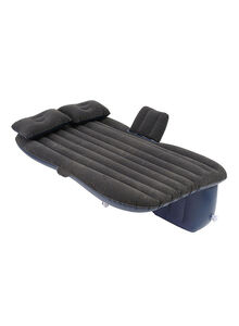 Generic Car Flocking Back Seat Inflatable Air Bed With Pillows