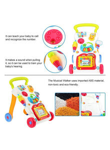 HUANGER Multi-Functional Multicolored Writing, Drawing, Music Walker Assorted 6+ Months 42x34x46cm