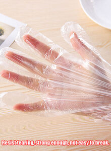 Generic 100-Piece Disposable Glove Set Clear