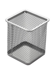 Generic Mesh Pen And Pencil Holder Silver