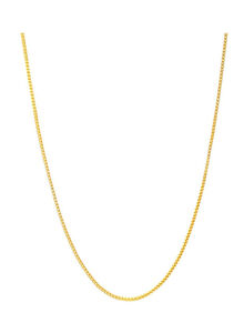 Generic Box Link Chain Gold Plated Necklace
