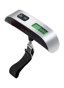 Generic LCD Display Portable Digital Luggage Weighing Scale Black/Silver