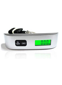 Generic LCD Display Portable Digital Luggage Weighing Scale Black/Silver