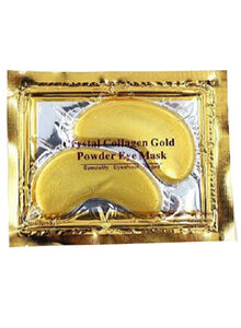 Generic 2-Piece Crystal Collagen Powder Eye Mask Set Gold