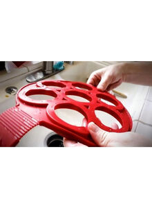 Generic Silicone Pancake Mould Red