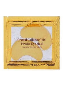 Generic Crystal Collagen Powder Eye Mask Set Gold