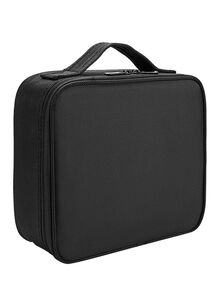 CoolBELL Makeup Bag With Adjustable Dividers Black