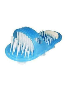 Generic Foot Cleaning Shower Slipper Blue/White