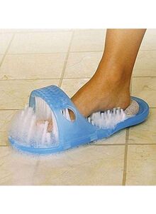 Generic Foot Cleaning Shower Slipper Blue/White