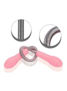 Generic Facial Spring Hair Remover Pink/Silver 22centimeter