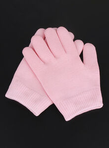 BOOBEAUTY Reusable SPA Gel Socks And Gloves Pink/White