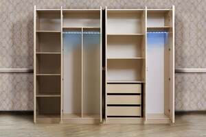 Pan Home Beachcrest 6 Door Wardrobe