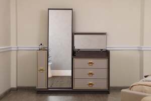 Pan Home Helix Dresser W / Mirror