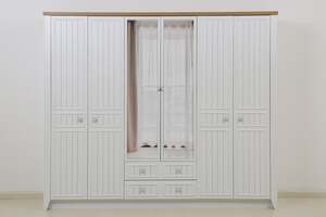 Pan Home Rosefield 6 Door Wardrobe