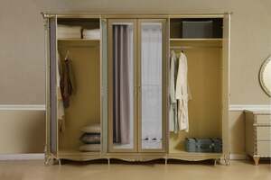 Pan Home Janousek 6 Door Wardrobe