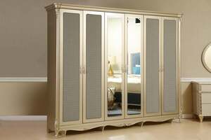 Pan Home Janousek 6 Door Wardrobe